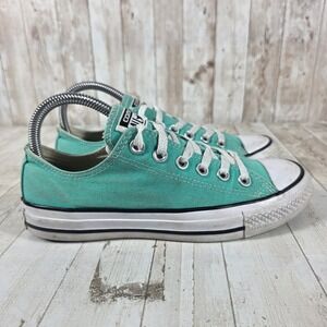 Converse Chuck Taylor All Star Low Top Teal Turquoise Sneakers 155737F Womens 7